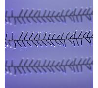 Amos 300 Led Battery Powered Christmas Cluster Lights Blue & White With Memory Function Timer