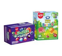 AMOS 4 Flavors Berry Assortment Peelerz Gummy Sweets & 4D Gummy Sweets Blocks & Bricks Candy