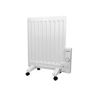 AMOS® 400W Energy Efficient Free Standing Oil Filled Panel Radiator with Adjustable Temperature Thermostat Compact Slim Home Office Electric Heater