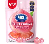 Amos 4D Fruit Gummy Peach Burst 65g