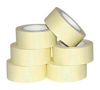 AMOS 6 Masking Tape - 24mm x 50m, 48mm x 50m, Easy Tear Tape for Painting, Multi Surface Decorating DIY, Indoor Outdoor Use | Adhesive Tapes