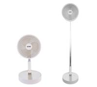 Amos 7 Inch Usb Rechargeable Foldable Mini Desk Fan 3 Speed
