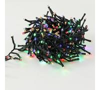 AMOS Christmas Tree Lights 2000 LED 50m/164ft - Tree String Lights for Indoor & Outdoor Decorations | Timer & Memory Function | Mains Powered Green Cable for Xmas, Garden & Party (Multi Colour)