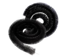 AMOS Gutter Brush Guard 4m x 100mm Black - Leaf & Debris Protection - UV Resistant Gutter Leaf Filter - Fits Most Gutters - Durable PP & Steel Wire (2)