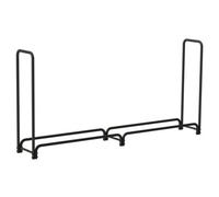 Amos Heavy Duty 8Ft Firewood Rack Fireplace Log Rack Black
