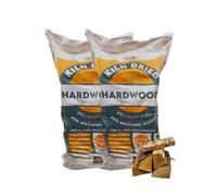 AMOS Kiln Dried Alder Hardwood Logs Boot Bag 60L - Ready to Burn Firewood for Open Fires, Log Burners, Fire Pits, Chimineas & Ovens - Premium Long Burning Low Smoke Logs (2 Bags - 120L)