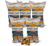 AMOS Kiln Dried Alder Hardwood Logs Boot Bag 60L - Ready to Burn Firewood for Open Fires, Log Burners, Fire Pits, Chimineas & Ovens - Premium Long Burning Low Smoke Logs (5 Bags - 300L)