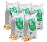 AMOS Kiln Dried Hardwood Birch Chunky Firewood Logsn 300L for Fireplaces, Stoves, Fire Pits, Pizza Ovens, Chimineas, BBQ, Wood Burner Under 20% Moisture Ready to Burn Sustainably Sourced