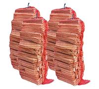 AMOS Kiln-Dried Kindling Wood - 4 Bags (approx. 12-16kg), Eco-Friendly Easy-Light Natural Firelighters for Wood Burning Stoves, BBQs, Pizza Ovens & Log Burners