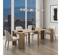 Amos Mann Furniture Nordic Grande Junior Giant Extending Oak Effect Dining Table