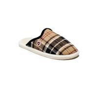 Amos Mule slippers - La mi traditionnale, Scottish Beige Black, 10 UK