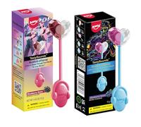 Amos Music Lollipop Candy, 1x Black-berry& 1x Blueberry Flavor Audio Singing Lollies Sweets, Musical Lollipops, Sugar Free Lollipops Individually Wrapped Perfect Party Gift