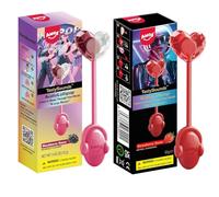 Amos Music Lollipop Candy,1x Strawberry & 1x Black-berry Flavor Audio Singing Lollies Sweets, Musical Lollipops, Sugar Free Lollipops Individually Wrapped Perfect Party Gift