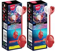 AMOS Music Lollipop Candy, 2-Pack Watermelon Flavours Audio Singing Lollipop Sweets, Easter Sweets Gift Sugar Free Music Lolly Novelty Gift for Party- A