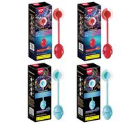 Amos Music Lollipop Candy, Audio Singing Lollies 4-Pack 2 x Blueberry & 2 x Watermelon Flavours Sugar Free Lollipops Individually Wrapped Perfect Party Favor Gift