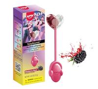 Amos Music Lollipop Candy, Audio Singing Lollies Sweets, 1x Bold Black-berry Flavor Easter Sweet Gift Musical Lollipops, Sugar Free Lollipops Individually Wrapped Perfect Party