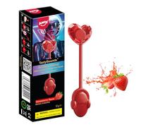 Amos Music Lollipop Candy, Strawberry Flavor Audio Singsing Lollies Sweets, Musical Lollipops Unique Halloween Christmas Gfit, Sugar Free Lollipops Individually Wrapped Perfect for Party-1 PCS