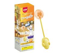 Amos Music Lollipop Candy, Sweet Orange Flavor Audio Singing Lollies Sweets, Musical Lollipops Unique Easter Sweet Gift, Sugar Free Lollipops Individually Wrapped for Party-1PCS (1x Sweet Orange)