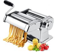 Amos Pasta Machine 3 In 1 Pasta, Lasagne, Spaghetti, Tagliatelle, Heavy Duty Stainless Steel