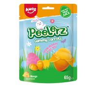 Amos Peelerz Gummy Carrots 65g
