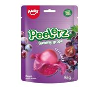 Amos Peelerz Gummy Grape | 12 x 65g Case | The World’s First Peelable Gummy