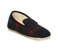 Amos Slippers La royaliste - Scottish blue green red, Scottish Blue Green Red, 11.5 UK