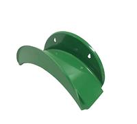 AMOS Wall Mounted Hose Holder - Heavy Duty Steel Hose Hanger With Anti-Rust Coating - Weatherproof & Robust for All Outdoor Uses - Space Saving, Durable & Easy to Install Hose Rack With Screws, Green