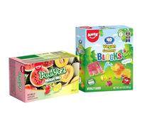 AMOS Watermelon & Cantaloupe Flavors Peelerz Peelable Gummy & 4D Blocks & Bricks Candy