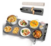 AMOSA Warming Mat for Food, Extra Large Roll Up Food Warming Mat