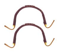 Amosfun 1 Set of Braided Teapot Handle Replacement of the Teapot Handle Handle of a Chinese Accessory for Kung Fu Teapots Handmade Bamboo Handles Iron Wire 2 Pieces