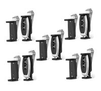 Amosfun 10 pcs Adjustable Car Sun Visor Clips Key Fob Holder with Padded Abs Grip Door Remote Mount Compact Durable Car Accessories for Driver Side Protection