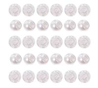 Amosfun 100 Pcs Resin Rose Shape Clothing Buttons Sweater Coat Button Elegant White Replacement DIY Decoration for Shirts and Coats Manual Needs Crafts