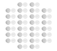Amosfun 100 Sets 50mm Blank Badge Buttons for DIY Crafts Unfinished Button Badge Ornaments for Customised Fan Shop and Handmade Souvenirs