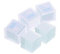 Amosfun 1000pcs Square Microscope Cover Slips Glass 18x18mm Pre-cleaned Coverslips for Laboratory Research and Biological Science Observation