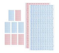 Amosfun 1000pcs Tamper Proof Security Seal Stickers for Machines, Fragile Void If Removed Labels with Red Blue Plastic Adhesive, Tamper Evident Maintenance Seals for Equipment Protection