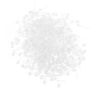 Amosfun 1000pcs White Plastic Foam Ball Pins for Crafting and Diy, Suitable for Foam Balls Ornaments, for Costumes and Decorative Items, Multi-use Craft Supply