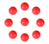 Amosfun 100Pcs 15Mm Colored Solid Plastic Balls for Educational Probability Learning, Counting and Mathematics Teaching Aids, Red Plastic Balls for Classroom Use