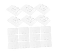 Amosfun 100pcs Adhesive Christmas String Light Clips for Patio Weather Resistant Outdoor Cord Holders Easy Install Hooks for Secure Hanging Xmas Lighting