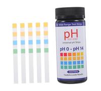 Amosfun 100pcs Full Range Ph Test Strips Bulk Pack Accurate Ph Paper for Soil Water Pools Aquariums Labs Drinking Water Quality Monitoring