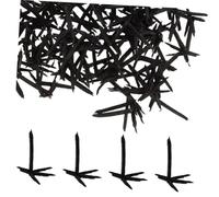 Amosfun 100pcs Halloween Plastic Crow Claws for Stuffed Animal Crafts Sturdy Artificial Bird Feet Parts DIY Spooky Decorations for Artists and Halloween Enthusiasts