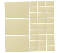 Amosfun 100pcs Heavy Duty Double Sided Tape Square Adhesive Pads for Mounting Heat Resistant Strong Load Bearing Easy Removal Self-adhesive Backing for Wall Hooks and Mirrors