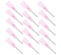 Amosfun 100pcs Industrial Dispensing Needles Blunt Tip Precision Metal Needles Multi-purpose Glue Filling for Scientific and Industrial Use Stainless Steel Screw Thread