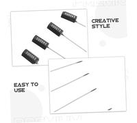 Amosfun 100pcs Plastic Tamper Seal Tags Cable Tags Shipping Container Fasteners Security Seal Metal with Numbers Cable Wire Security Plastic Truck Trailer Black