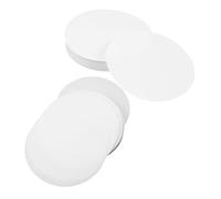 Amosfun 100pcs Qualitative Filter Paper Circles Medium-speed Laboratory Use Cellulose for Rapid Filtration Low Ash Residue and Wet Strength