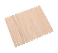 Amosfun 100pcs Wooden DIY Craft Sticks for Mixing Glue and Resin, Popsicle and Ice Cream Sticks for Baking Decor and Crafting Supplies, Natural Wood Stirring Rods for Art Projects