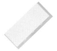 Amosfun 1020 Blank Grids Positioning Ruler Mesh Drawing Tools for Diamond Dotting Enthusiasts Silver Stainless Steel Precise Alignment and Square Shape for Use at Home Art Projects