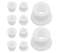 Amosfun 10pcs 10pcs Transmission Shift Cable Bushing Replacement Compatible with Vehicle Dgzka White Gear Shift Linkage Bushing for Automatic Transmission Repair