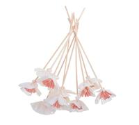 Amosfun 10pcs Aromatherapy Diffuser Sticks with Multiporous Fiber Structure for Efficient Scent Diffusion, Rice Paper Material, 22x5x5cm, Suitable for Vacations and Dorms