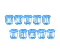 Amosfun 10pcs Bird Feeder Basket Bird Feeding Fruit Basket Sturdy and Practical Multi-functional High-end Plastic Materials Suitable for Courtyard Backyard Use