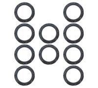 Amosfun 10pcs Black Plastic Lamp Shade Ring for E12 Light Socket Replacement Lampshade Retaining Ring with Effortless Handling and Resisting Daily Stresses, for Lamp Repair and Ceiling